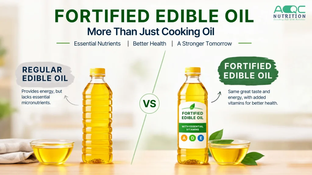 Difference Between Regular Edible Oil and Fortified Edible Oil