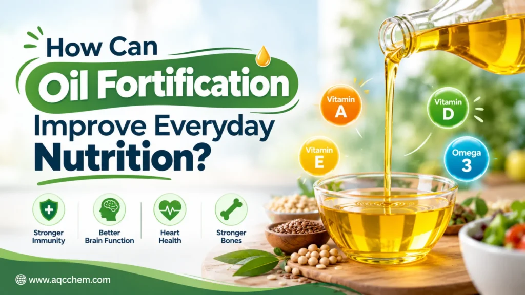 How Oil Fortification Improve Everyday Nutrition